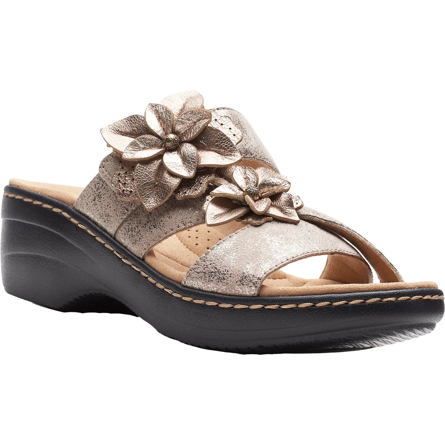 Women's Clarks Merliah Violet Metallic Synthetic