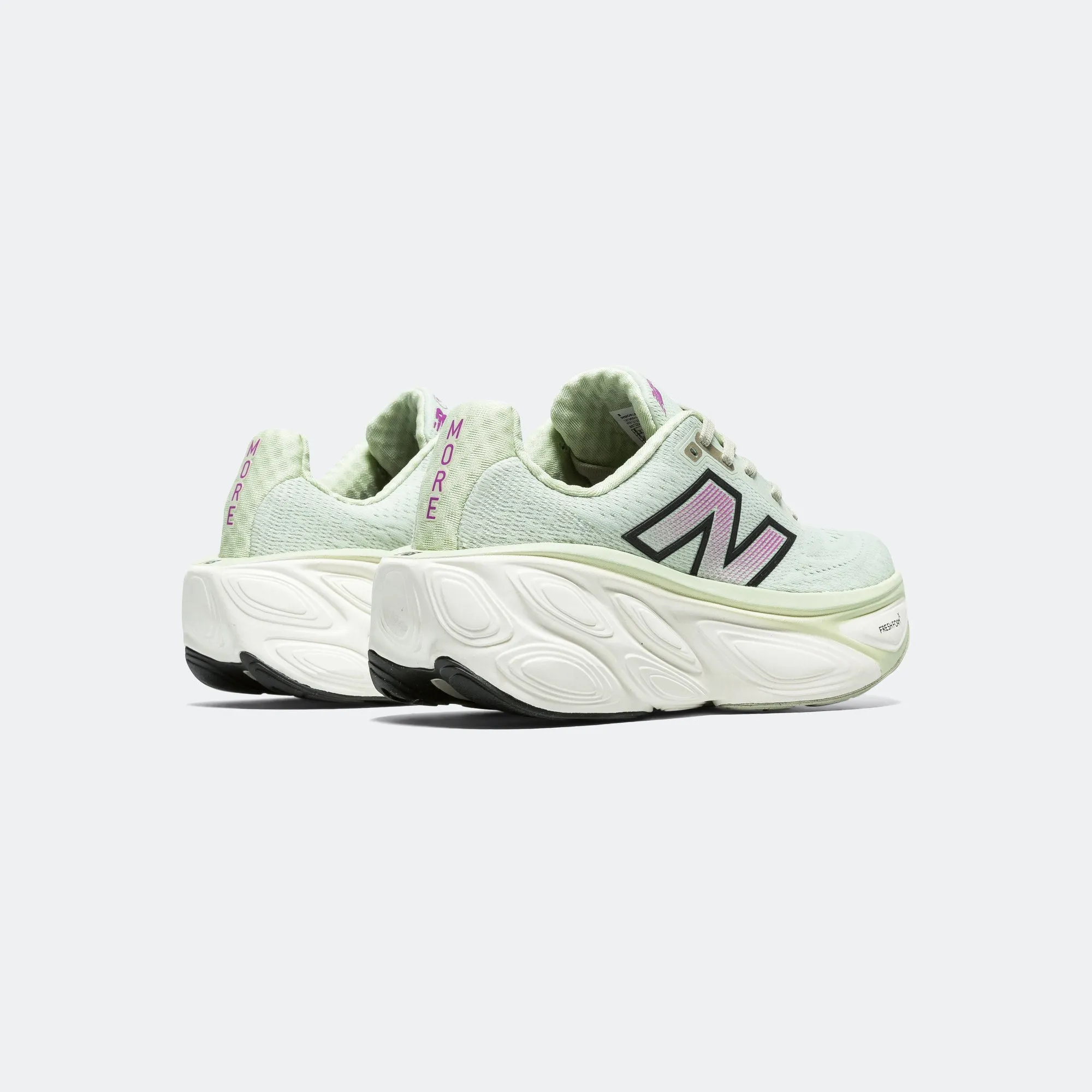 Womens Fresh Foam X More v5 - Natural Mint/Purple Fuchsia