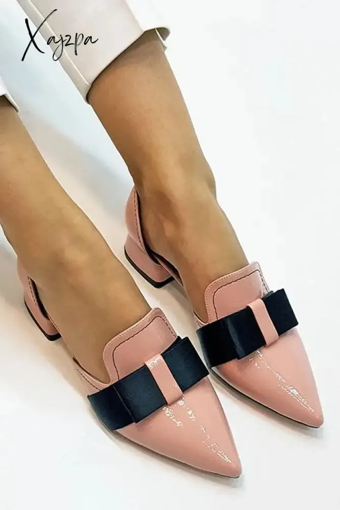 Xajzpa - Bow Pointed Flats