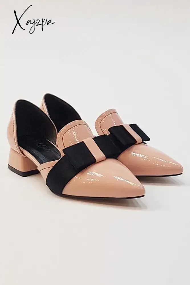 Xajzpa - Bow Pointed Flats