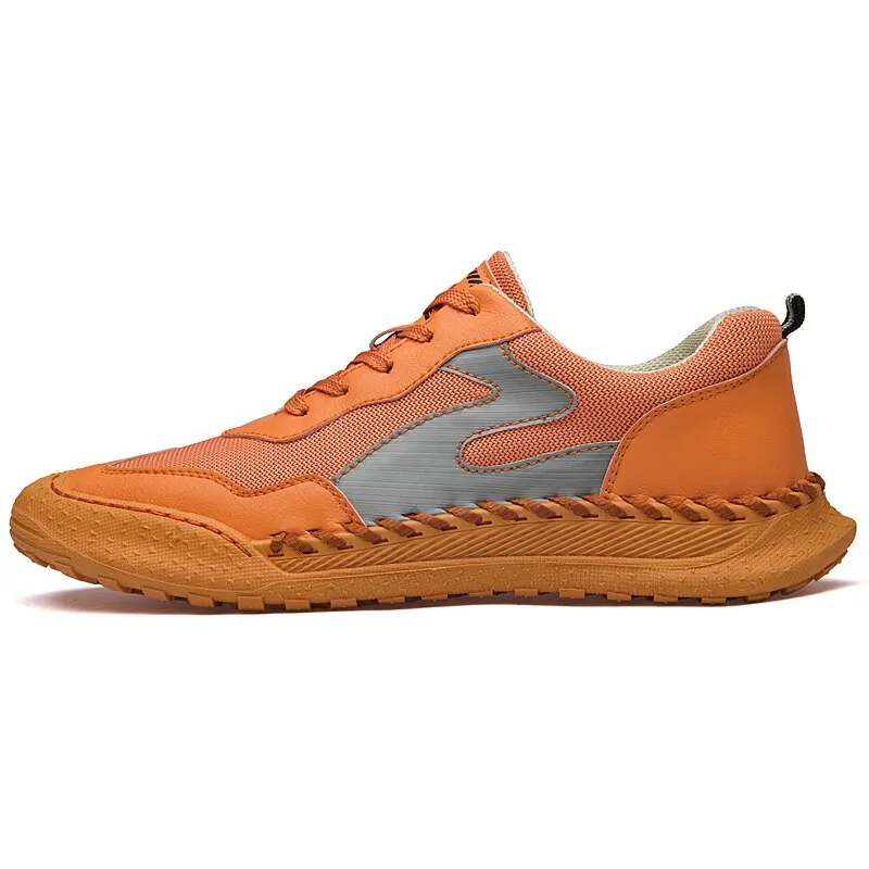 xiangtuibao Casual  Sneakers Men Shoes Luxury Leather Flats Autumn Plus Size 46 Fashion Lace Up Handmade Running Sports Tennis Shoes for Men