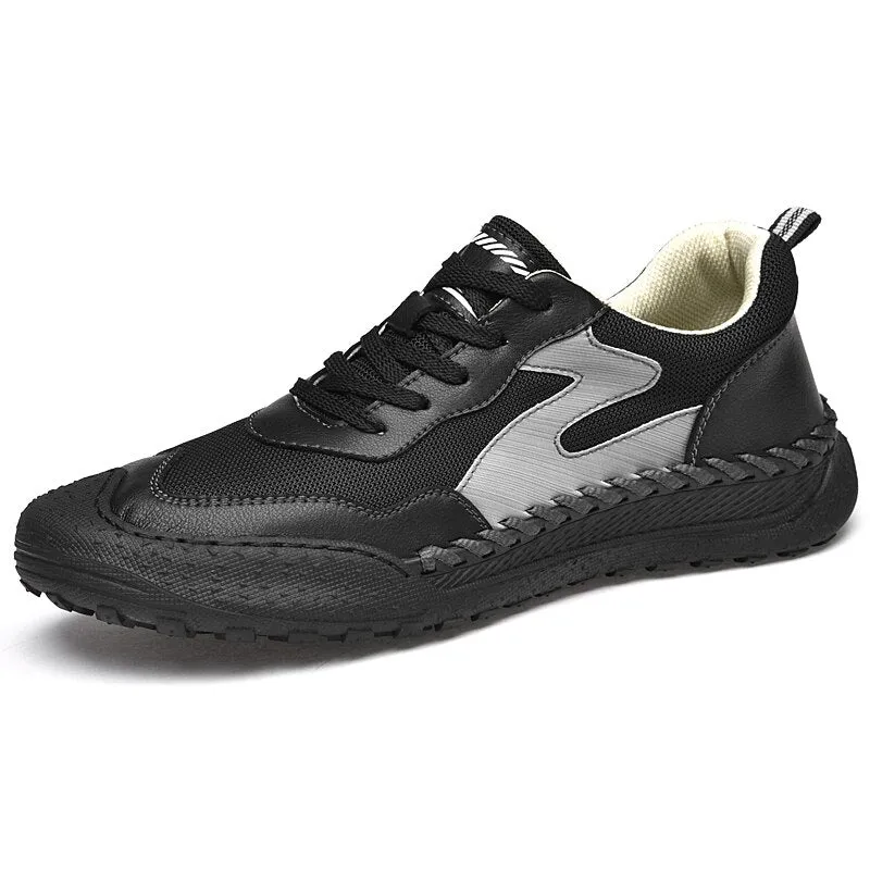 xiangtuibao Casual  Sneakers Men Shoes Luxury Leather Flats Autumn Plus Size 46 Fashion Lace Up Handmade Running Sports Tennis Shoes for Men