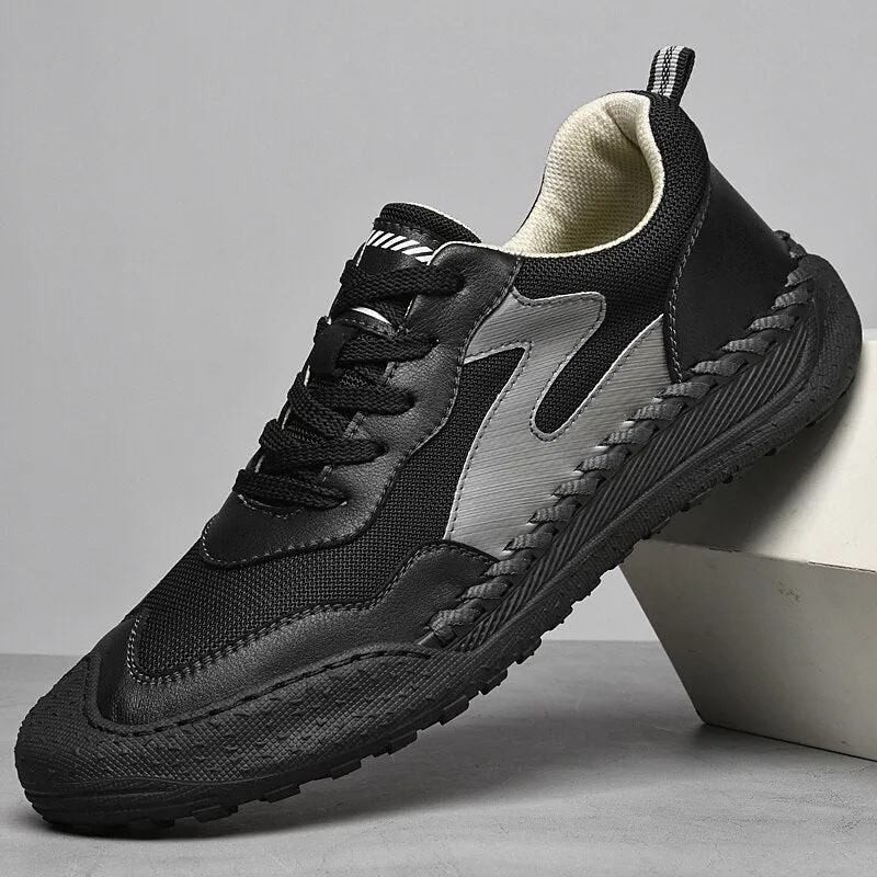 xiangtuibao Casual  Sneakers Men Shoes Luxury Leather Flats Autumn Plus Size 46 Fashion Lace Up Handmade Running Sports Tennis Shoes for Men