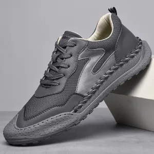 xiangtuibao Casual  Sneakers Men Shoes Luxury Leather Flats Autumn Plus Size 46 Fashion Lace Up Handmade Running Sports Tennis Shoes for Men