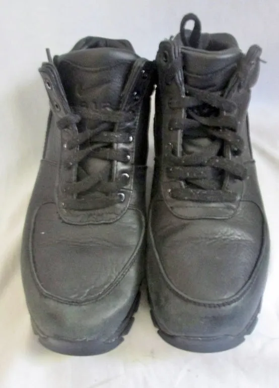 Youth NIKE ACG AIR MAX GOADOME 2013 Hi-Top Basketball Sneaker Trainer BLACK 6.5