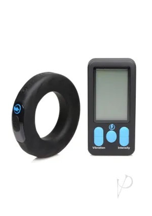 Zeus Vibe Estim Cockring W/remote 45mm