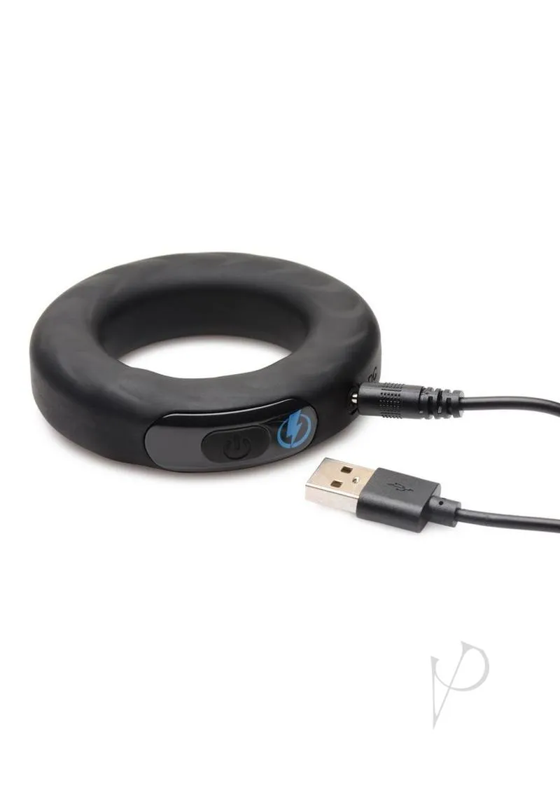 Zeus Vibe Estim Cockring W/remote 45mm