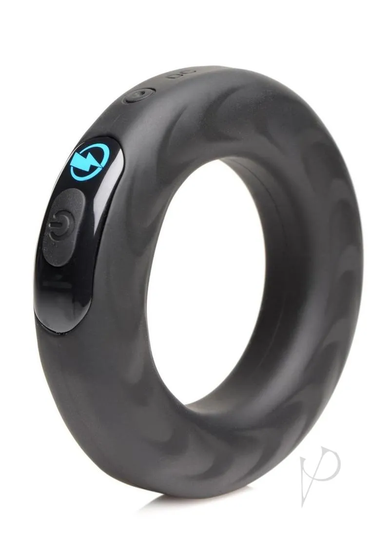Zeus Vibe Estim Cockring W/remote 50mm