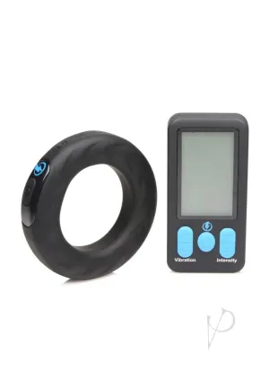 Zeus Vibe Estim Cockring W/remote 50mm
